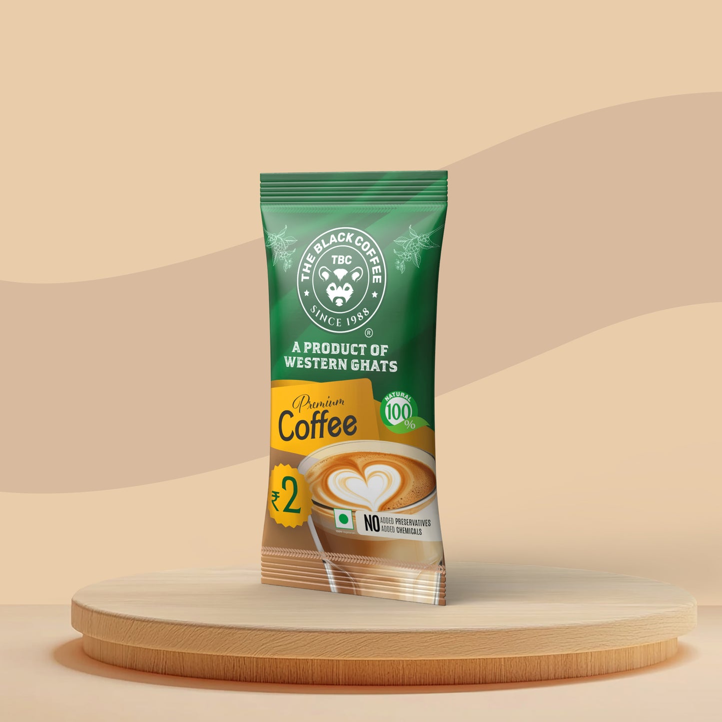 TBC Coffee Powder - 2 Rupees Sachets Bundle