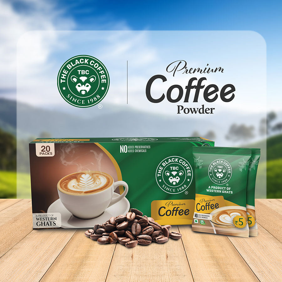 TBC Coffee Powder - 5 Rupees Sachets Bundle